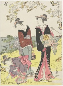 Abril, 1783 de Torii Kiyonaga